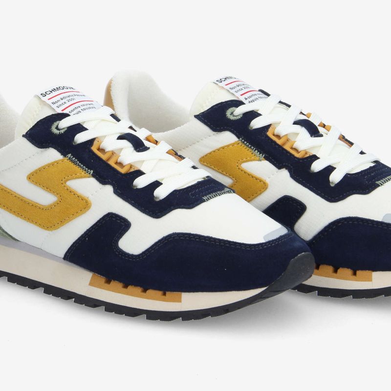 ATHENE RUNNER M - SDE/SDE/SQUARE - NAVY/GREEN/BEIGE